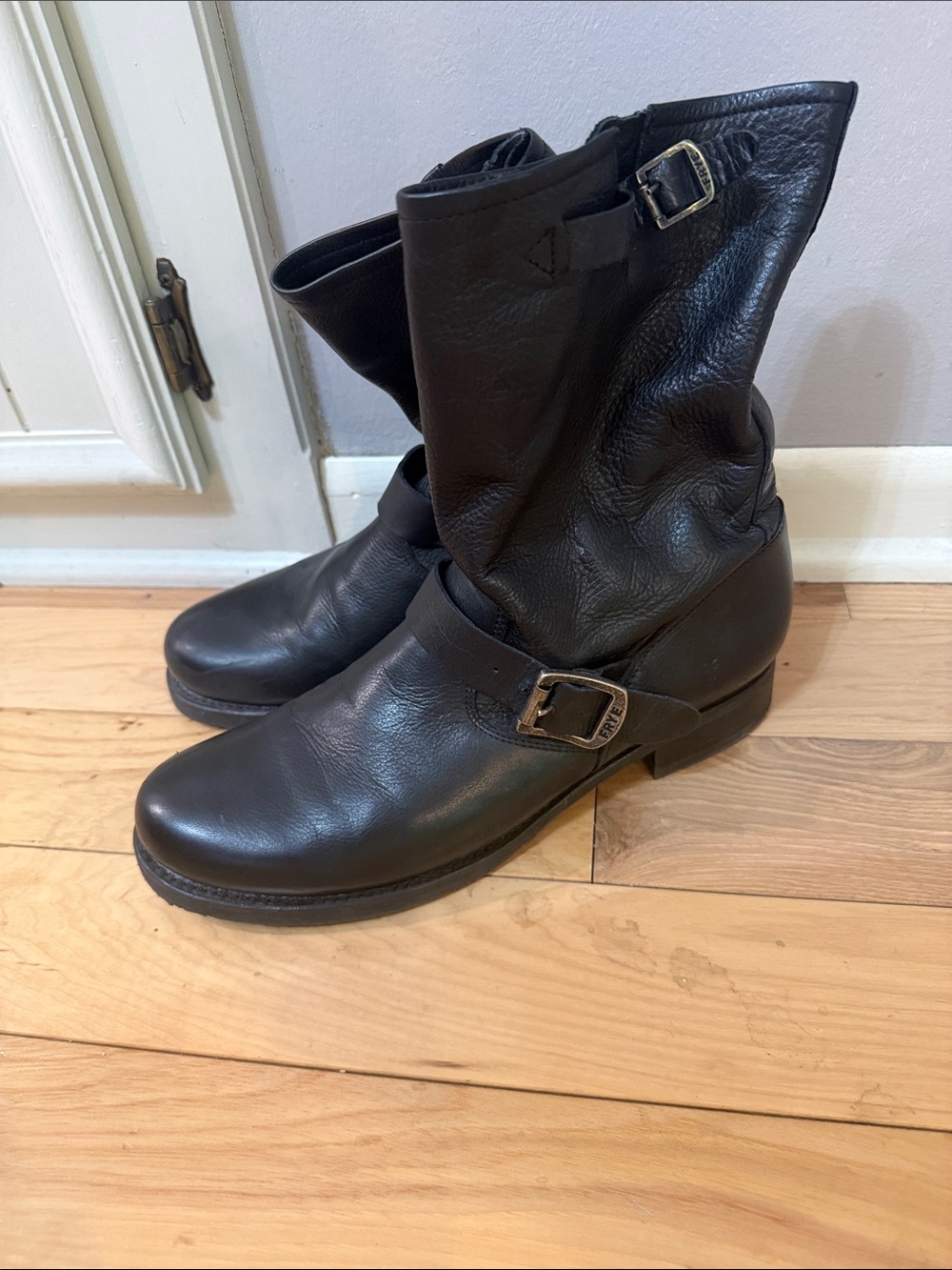 Frye Mid Calf Moto Boot size 11